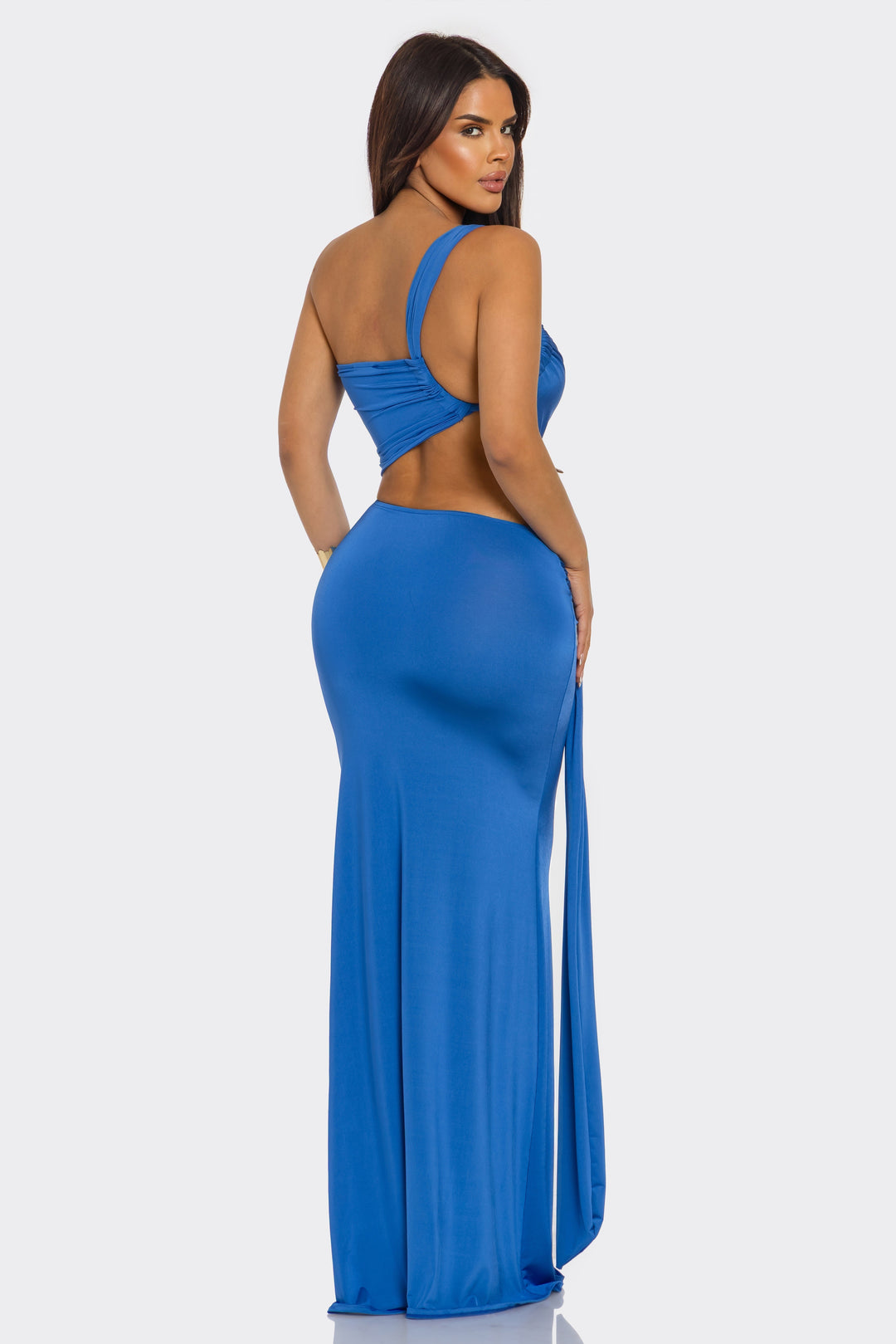 Sultry Swerve Cutout Gown
