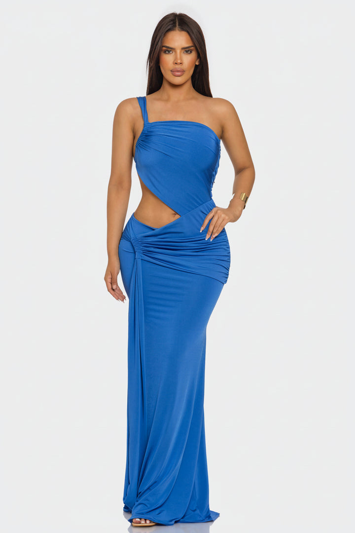 Sultry Swerve Cutout Gown