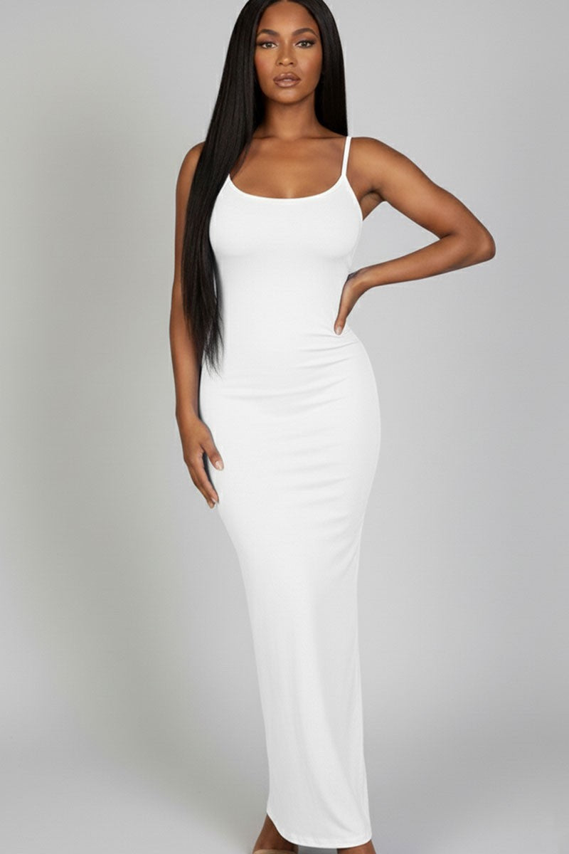 Ribbed Mermaid Hem Cami Dress