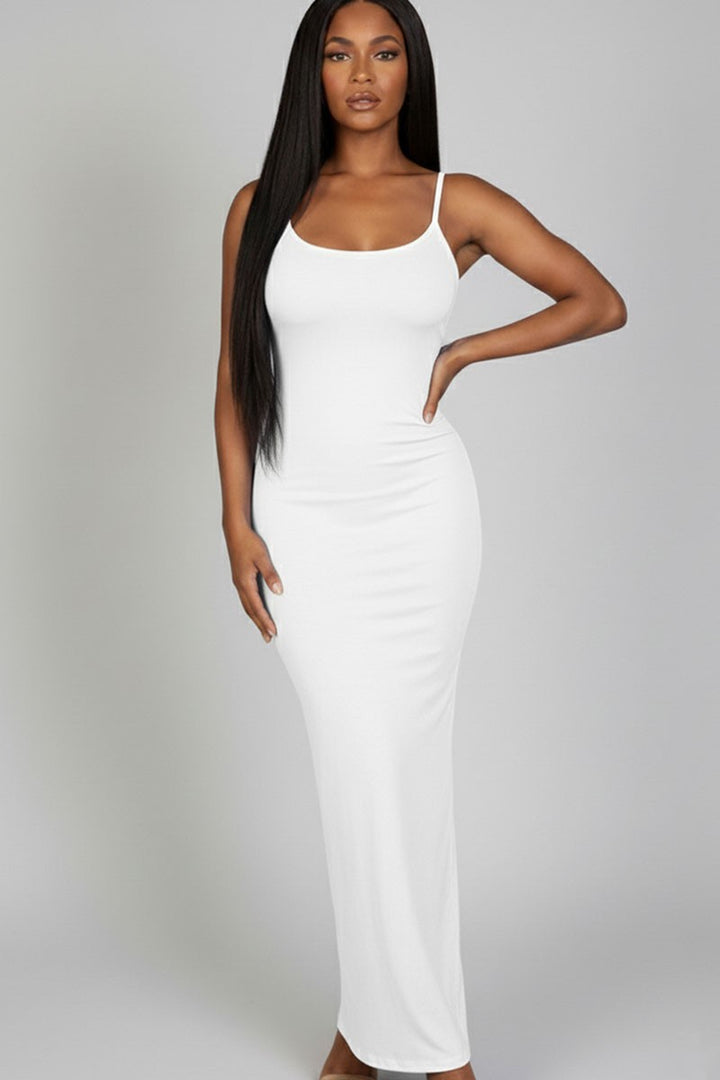Ribbed Mermaid Hem Cami Dress