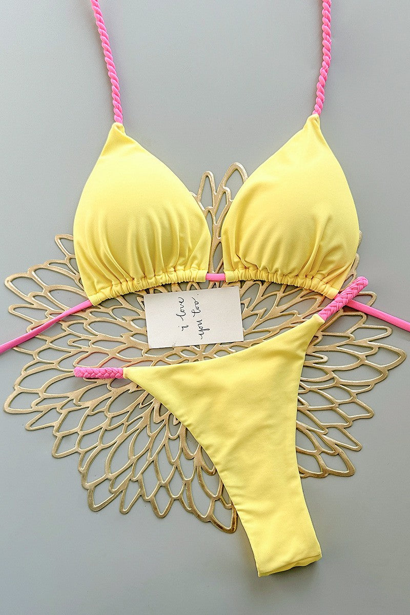 Solid Summer Bikini Set