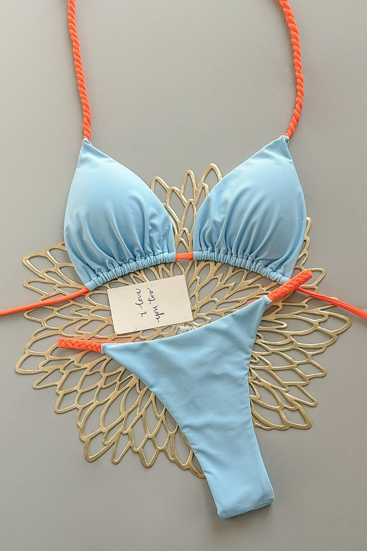 Solid Summer Bikini Set