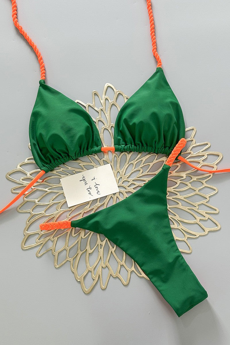 Solid Summer Bikini Set