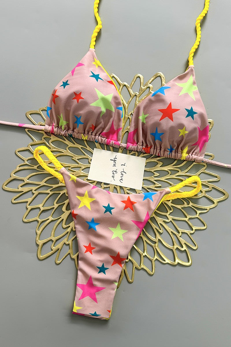 Solid Summer Bikini Set