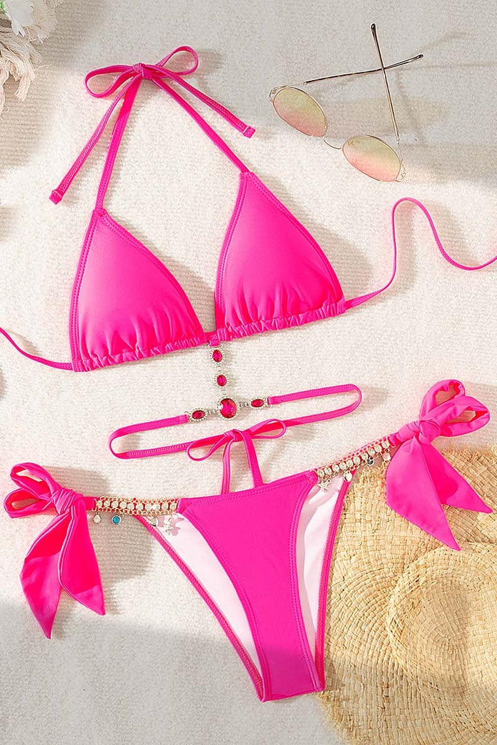 Bow Accent Bikini Set
