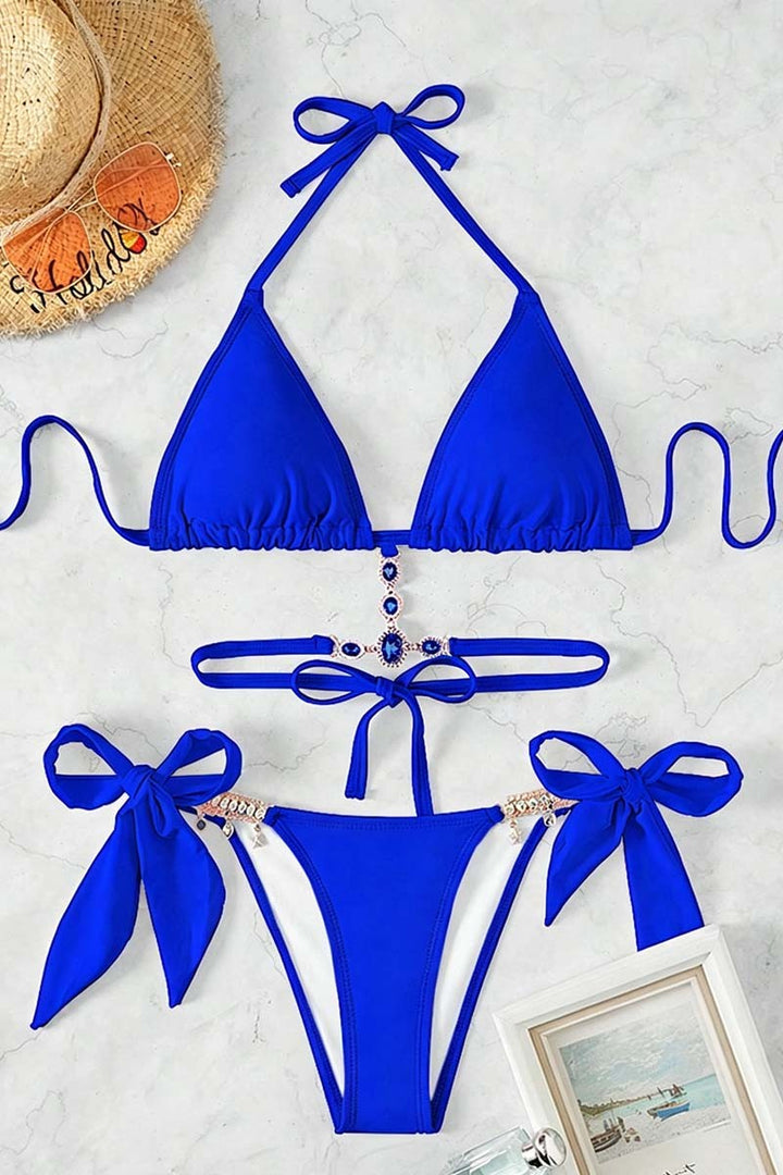 Bow Accent Bikini Set