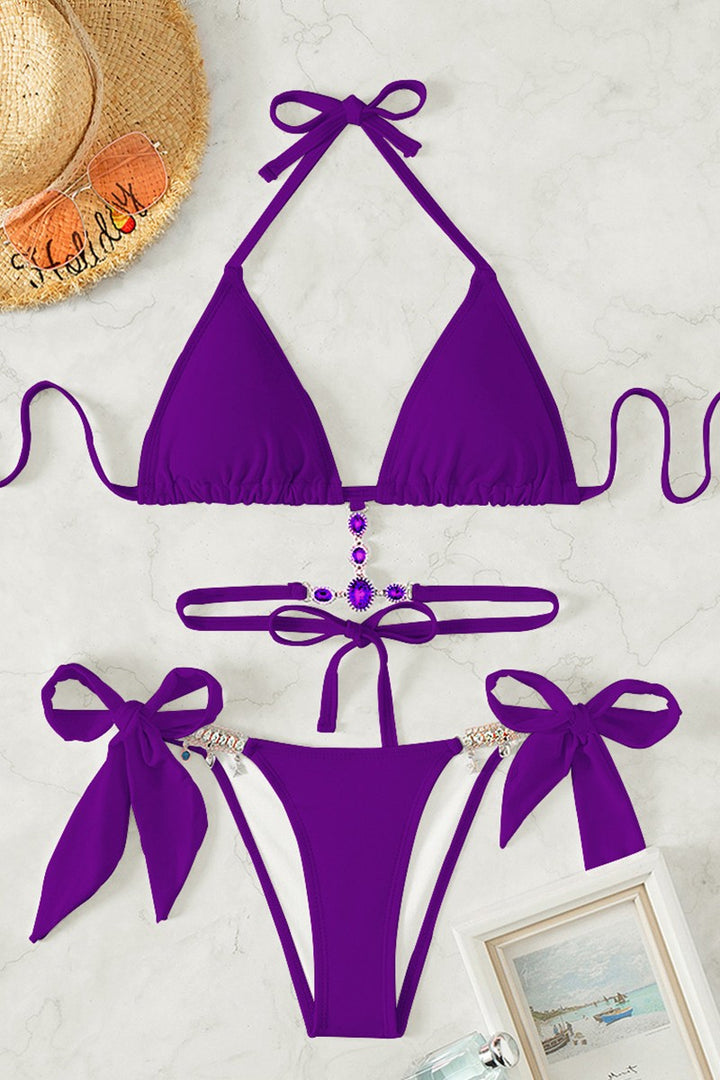 Bow Accent Bikini Set