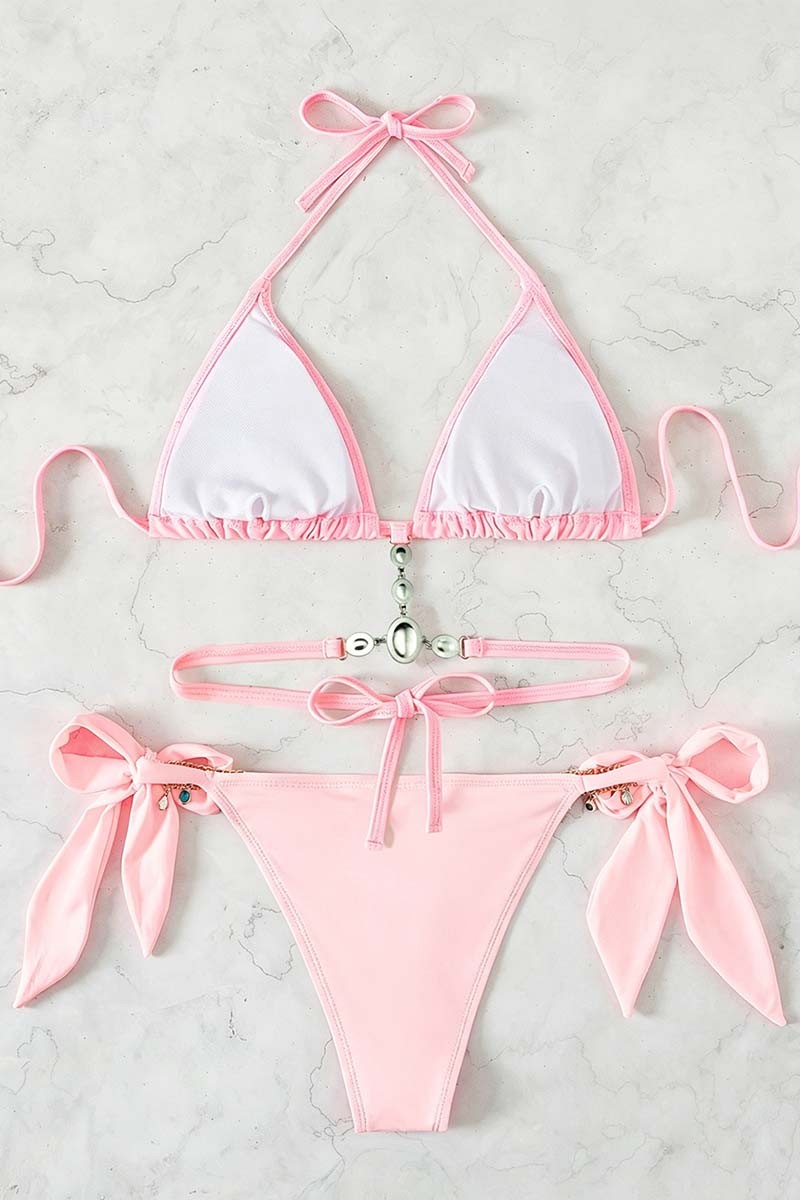 Bow Accent Bikini Set