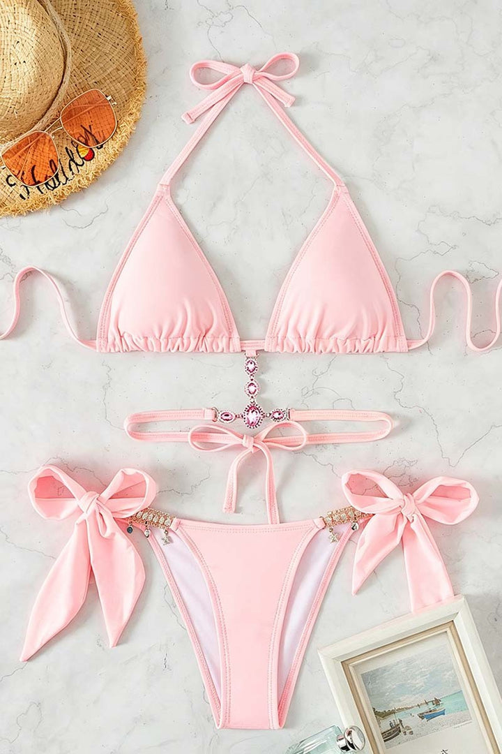 Bow Accent Bikini Set
