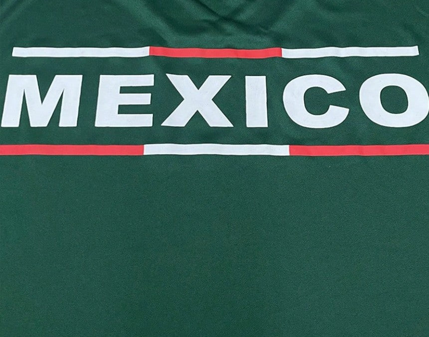 Women's Mexico Long Sleeve Cropped Soccer Jersey