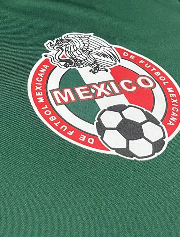 Women's Mexico Long Sleeve Cropped Soccer Jersey