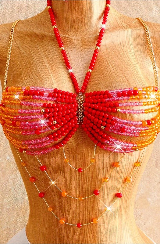 Multi-Layer Chain Bikini Top