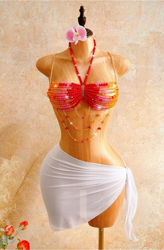 Multi-Layer Chain Bikini Top