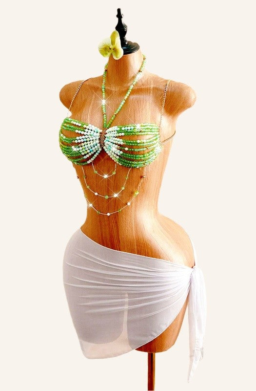 Multi-Layer Chain Bikini Top