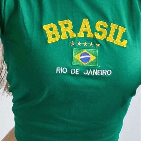 Women's World Cup Y2K Baby Tee Crop Top