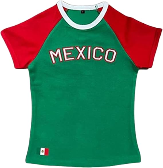 Women's World Cup Y2K Baby Tee Crop Top