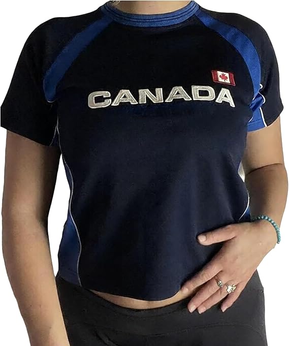 Women's World Cup Y2K Baby Tee Crop Top