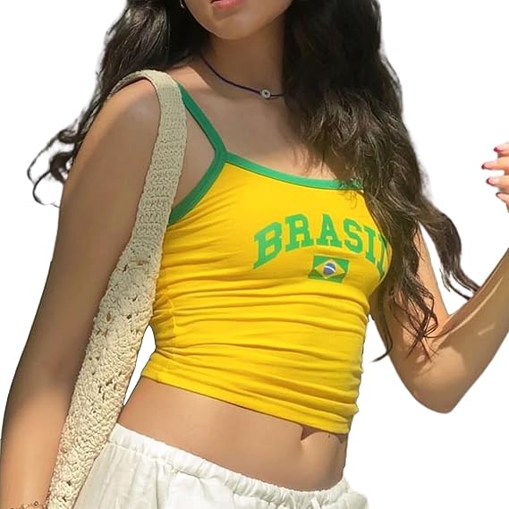 Women's World Cup Y2K Baby Tee Crop Top