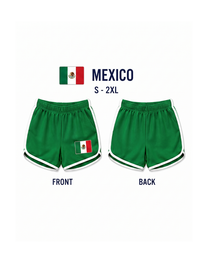 World Cup 2026 Flag Print Shorts