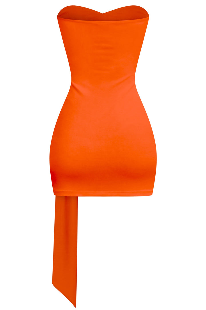 Strapless Waist Wrap Mini Dress