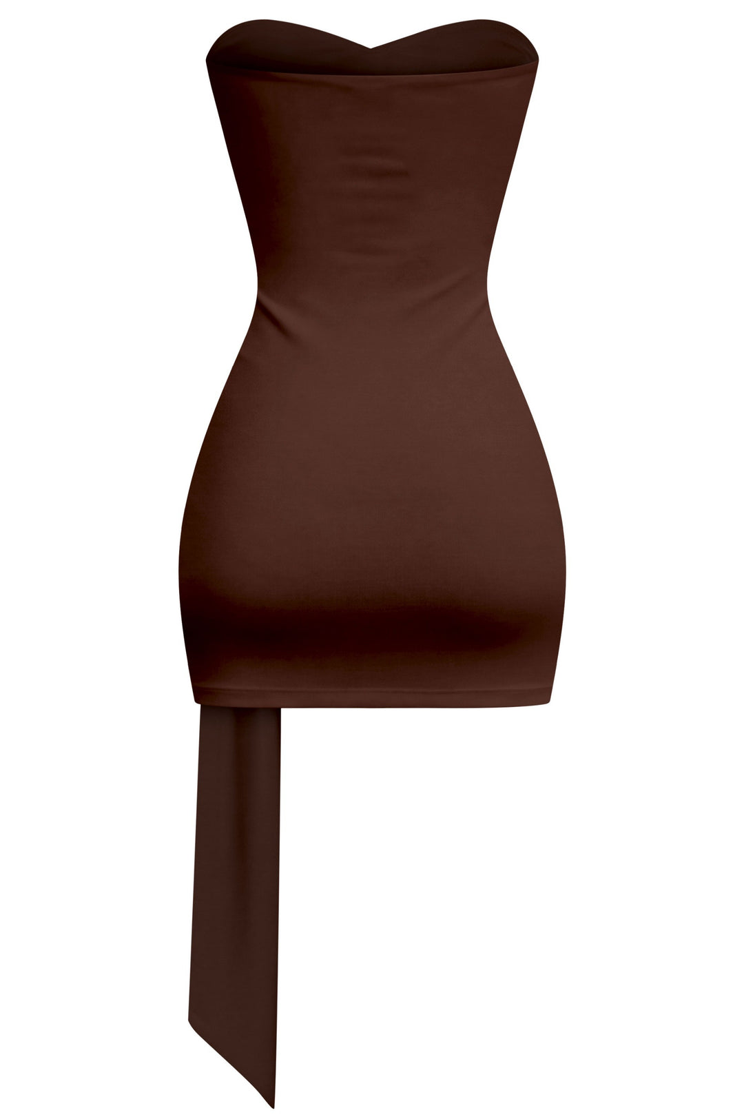 Strapless Waist Wrap Mini Dress