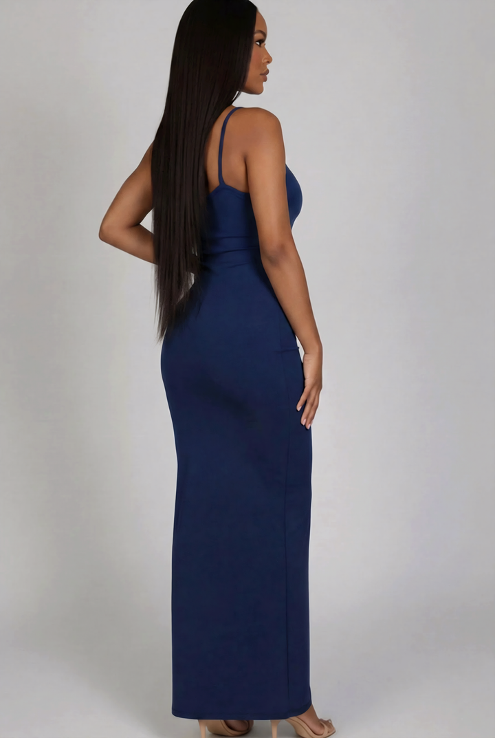 Ribbed Mermaid Hem Cami Dress