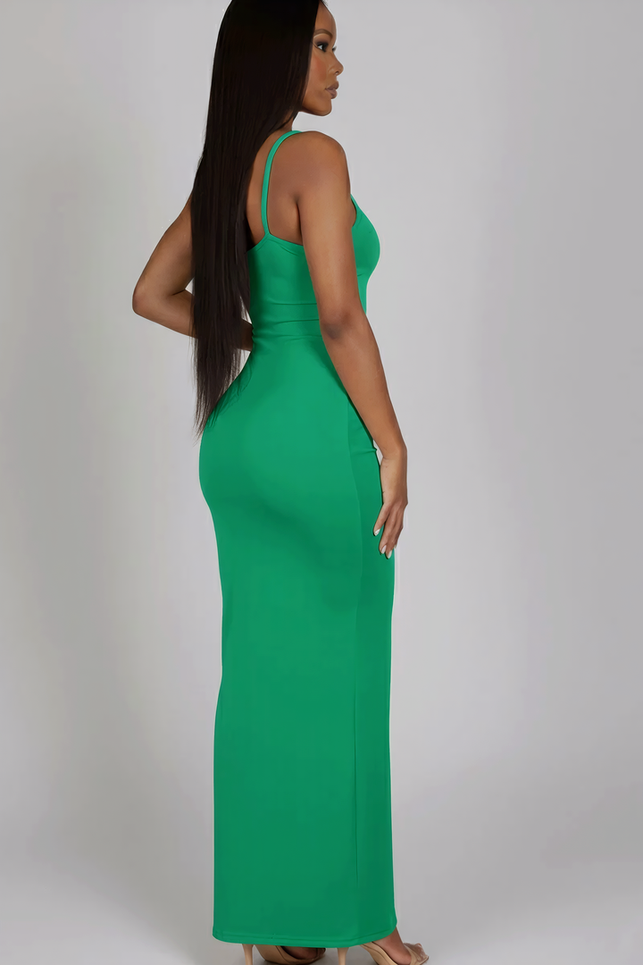Ribbed Mermaid Hem Cami Dress