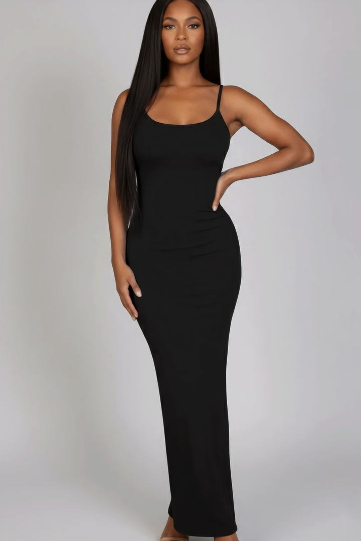 Ribbed Mermaid Hem Cami Dress