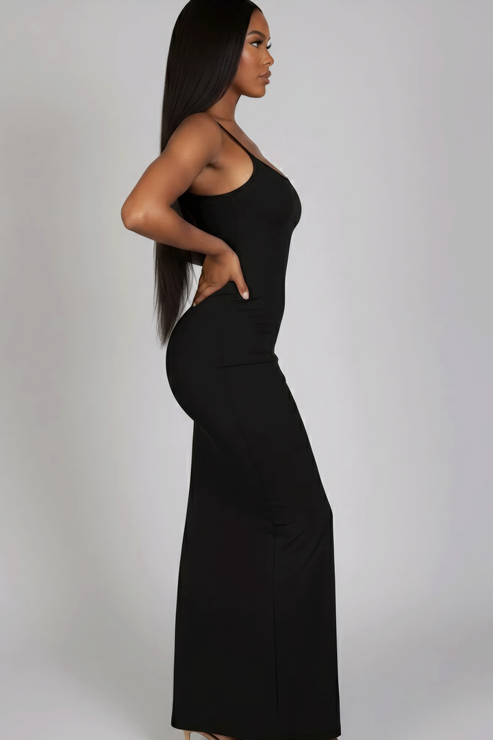 Ribbed Mermaid Hem Cami Dress