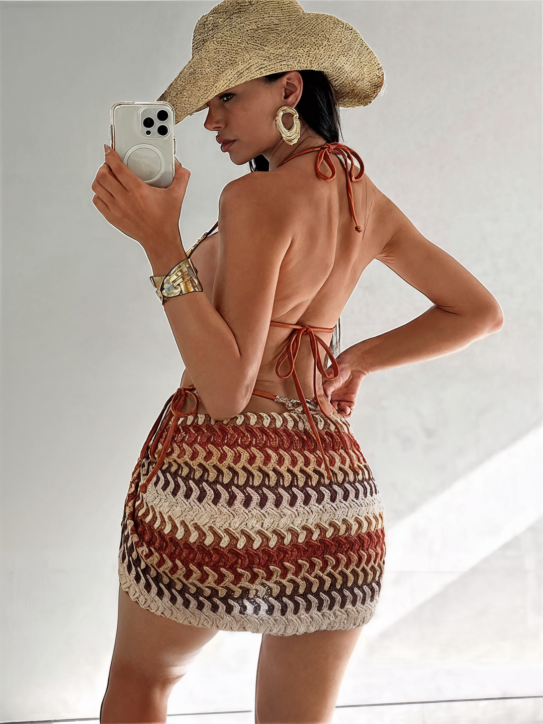 Crochet Bikini 3 Piece Set