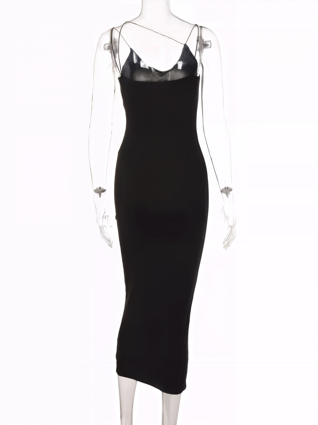 Leopard Print Spaghetti Strap Midi Dress