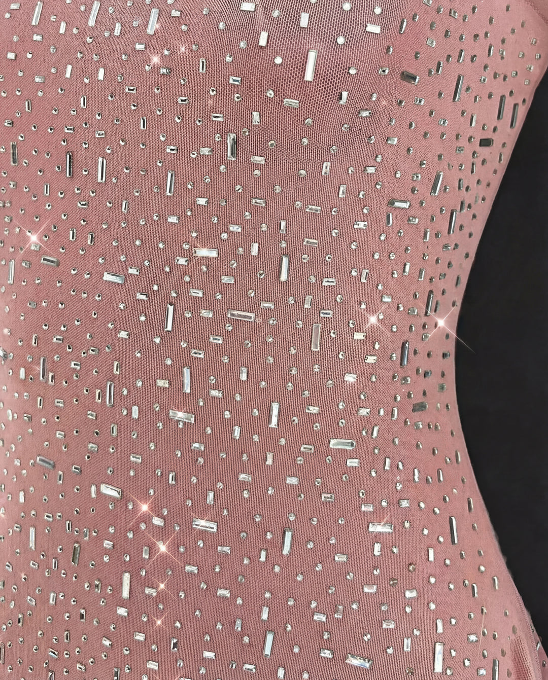 Rhinestone Decor Mini Cami Dress