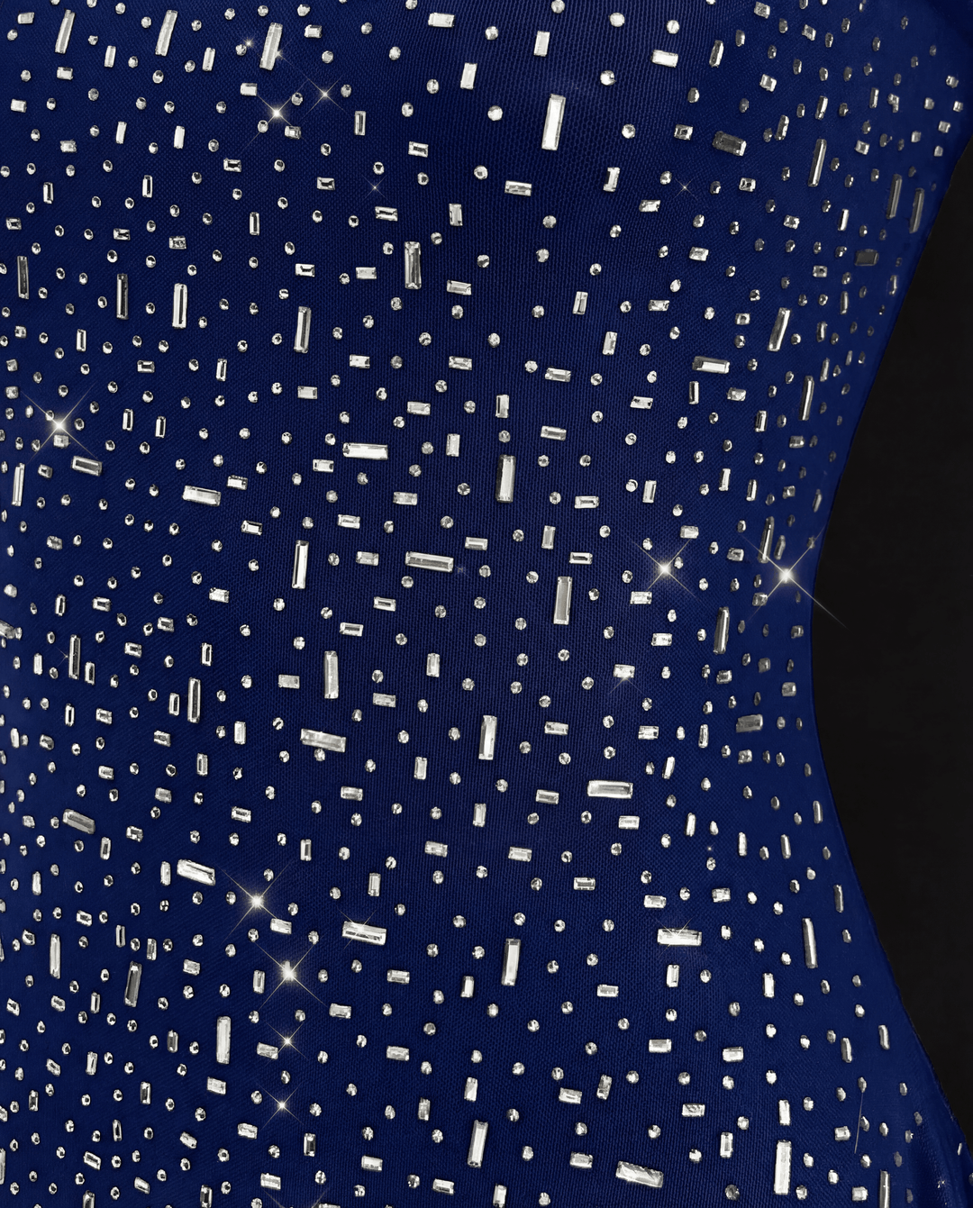 Rhinestone Decor Mini Cami Dress