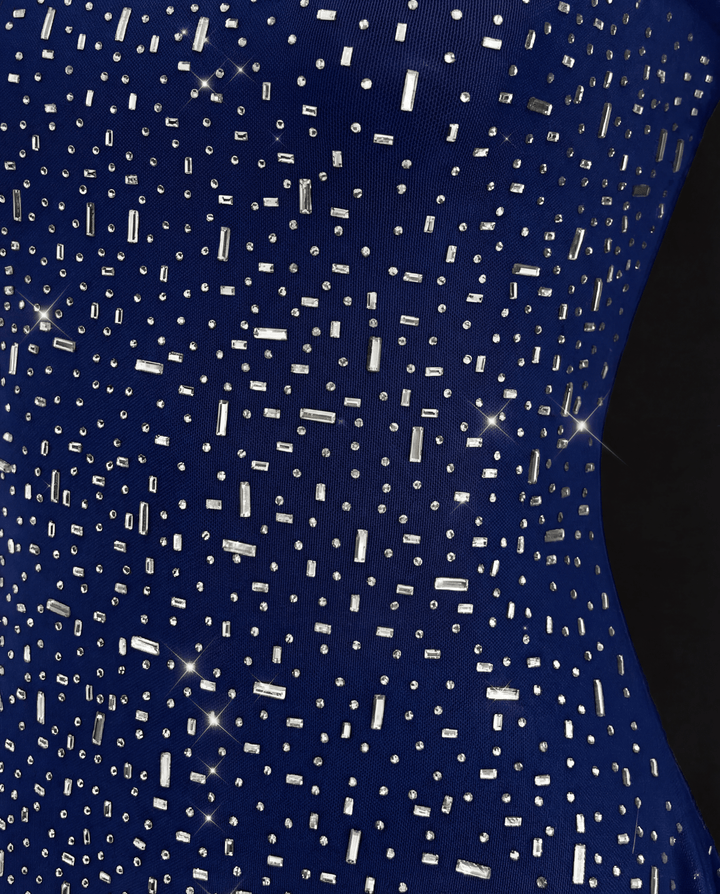 Rhinestone Decor Mini Cami Dress