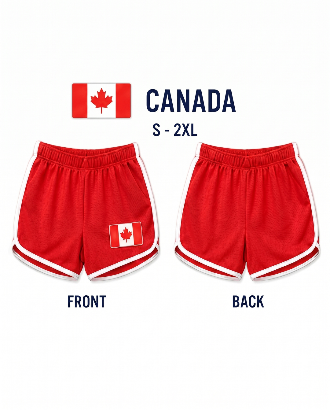 World Cup 2026 Flag Print Shorts