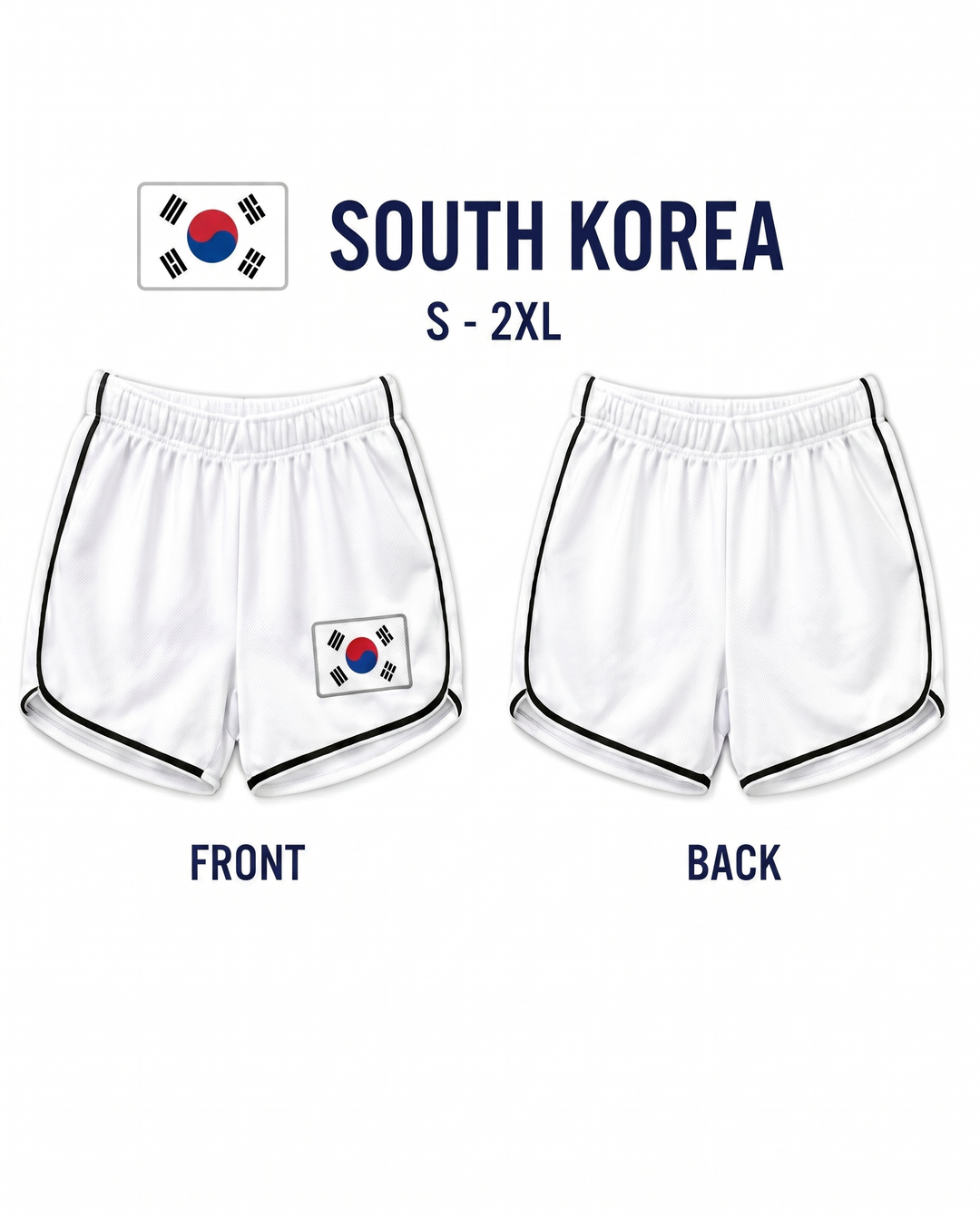 World Cup 2026 Flag Print Shorts