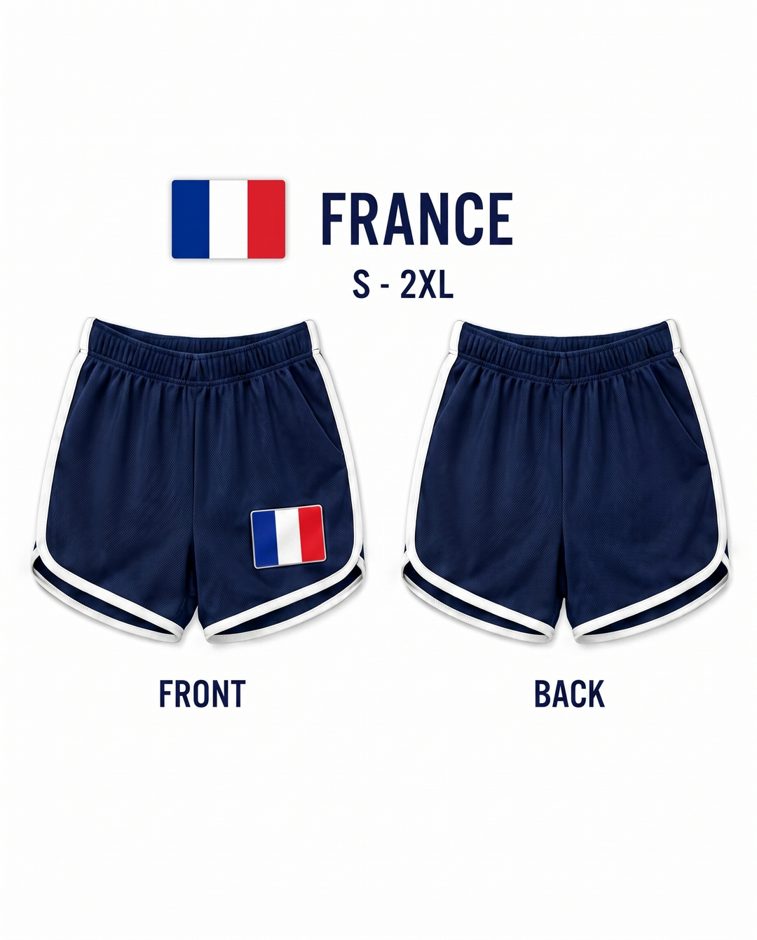 World Cup 2026 Flag Print Shorts