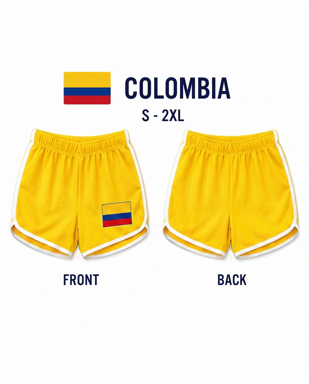 World Cup 2026 Flag Print Shorts
