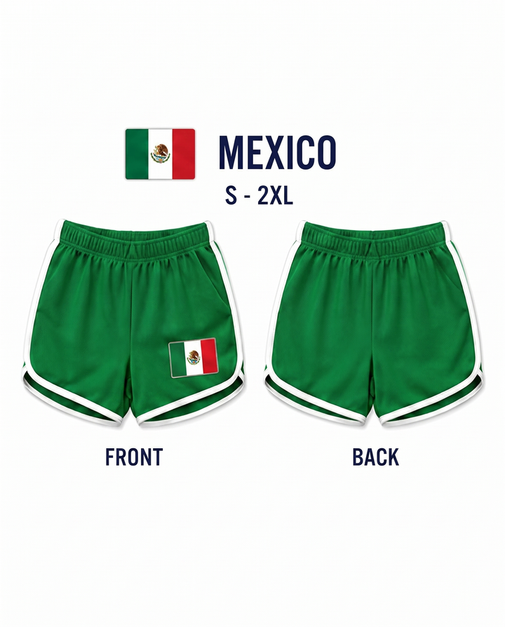 World Cup 2026 Flag Print Shorts